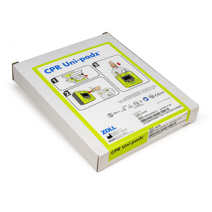 CPR Uni-padz™ Universal (Adult/Pediatric) electrodes (5 Shelf Life) - Zoll 8900-000280-01