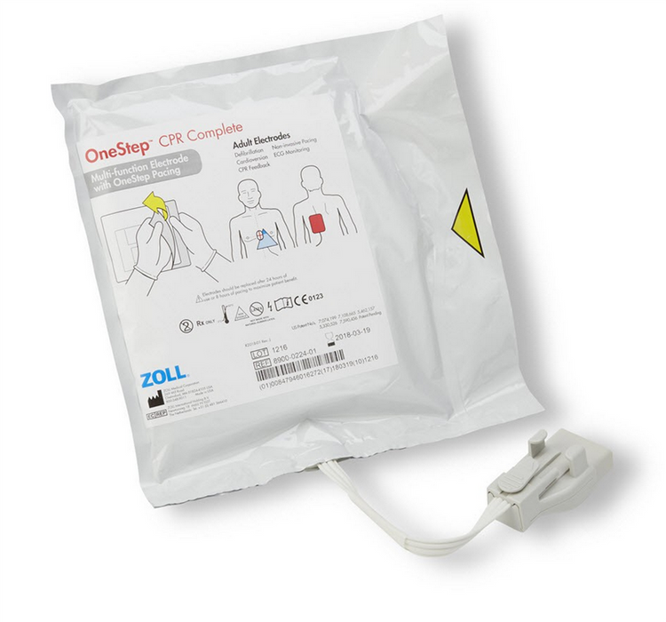 Zoll OneStep Complete Resuscitation Electrode, (8 Per Case)