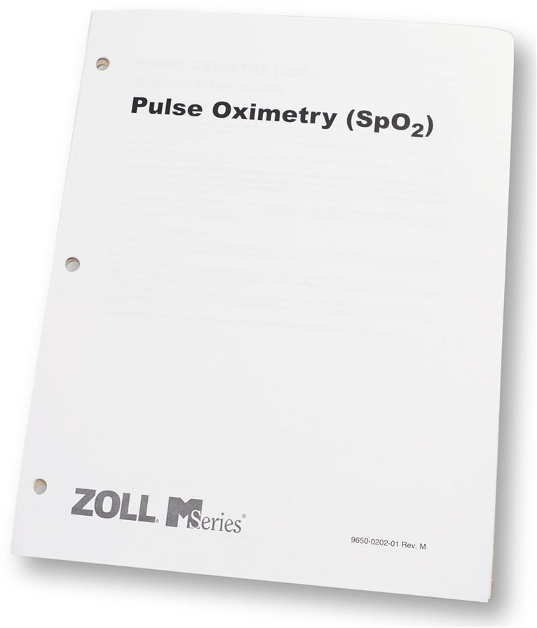 Zoll SpO2 Operator's Guide Insert — Integris Equipment LLC