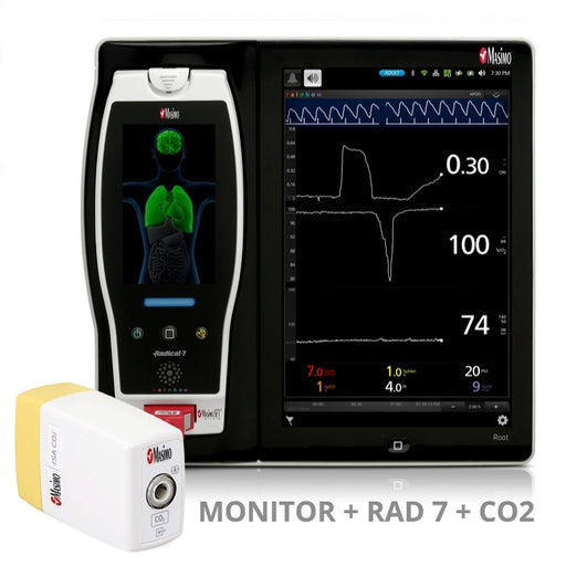 Masimo Root Monitor w/ Radical 7 Handheld Pulse Oximeter + ISA CO2 Module (Refurbished)