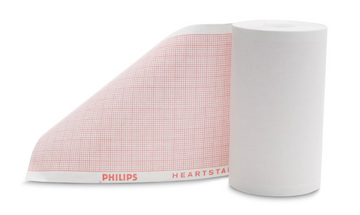 Philips HeartStart 75mm Chemical Thermal Paper (10 Rolls), for MRx Monitor/Defibrillator