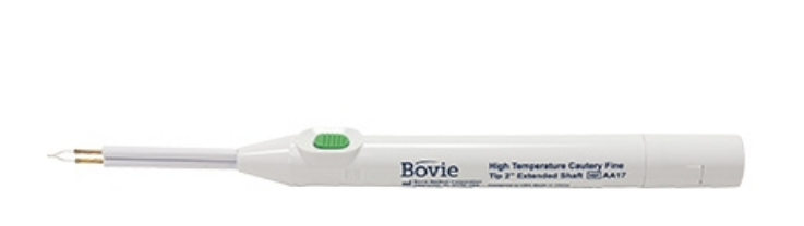 Aaron Bovie AA17 High-Temperature Cautery Pen Fine tip w/ extended 2" shaft (10 per Box)