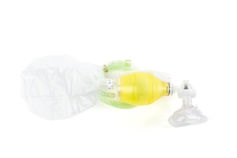 The BAG Disposable Resuscitator Child w/ Mask #2  12 PK - Laerdal 845223