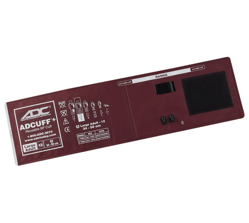 DIAGNOSTIX Wall Aneroid 1 pc Cuff, Lrg Adult, Burgundy - ADC 750W-12XBD1