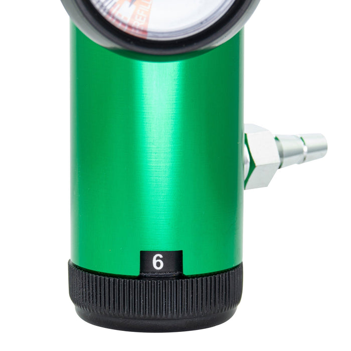 O2 Regulator Rubber Boot LINE2design Aluminum Uni Body Oxygen Regulator 0-15 Lpm Lightweight De ...