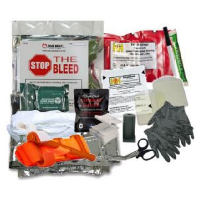 One Beat CPR Advanced Bleeding Control Kit - Vacuum Wrapped
