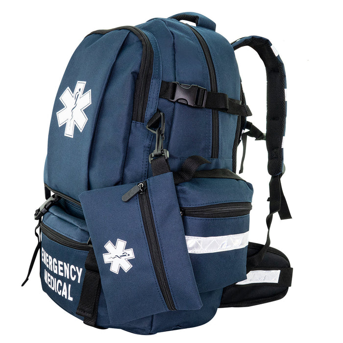 First Aid Backpack Grainger First Aid Kit - Large Medical Backpack, 21.25