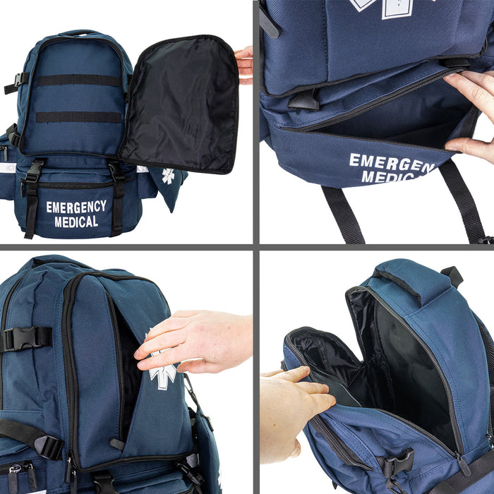 Large First Aid Kit Rucksack First Aid Kit - Large Medical Backpack, 21.25