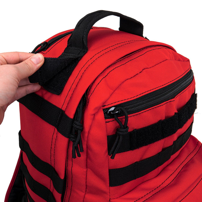 First Aid Kit - Standard Assault Pack, 16" x 11" x 9", Red - Line2Design 56500-R-KIT