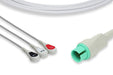 C2396S0 Spacelabs Compatible Direct-Connect ECG Cable. 3 Leads Snap - 1