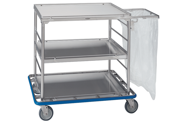 Surgical Case Cart, 35-3/8"W X 26-3/8"D X 35-5/8"H - Pedigo CDS-153