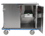 Enclosed Surgical Case Cart, Double Door, 45-7/8"W X 28-5/8"D X 39"H - Pedigo CDS-242 - 1