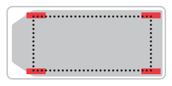 Transport Stretcher, Fixed Height, W/4 Combination Swivel Lock & Brake Casters - Pedigo P-172