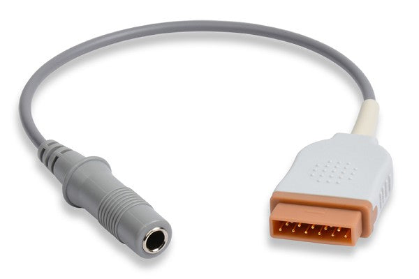 DMQ-AD0 GE Healthcare - Marquette Compatible Temperature Adapter. Female Mono Plug Connector