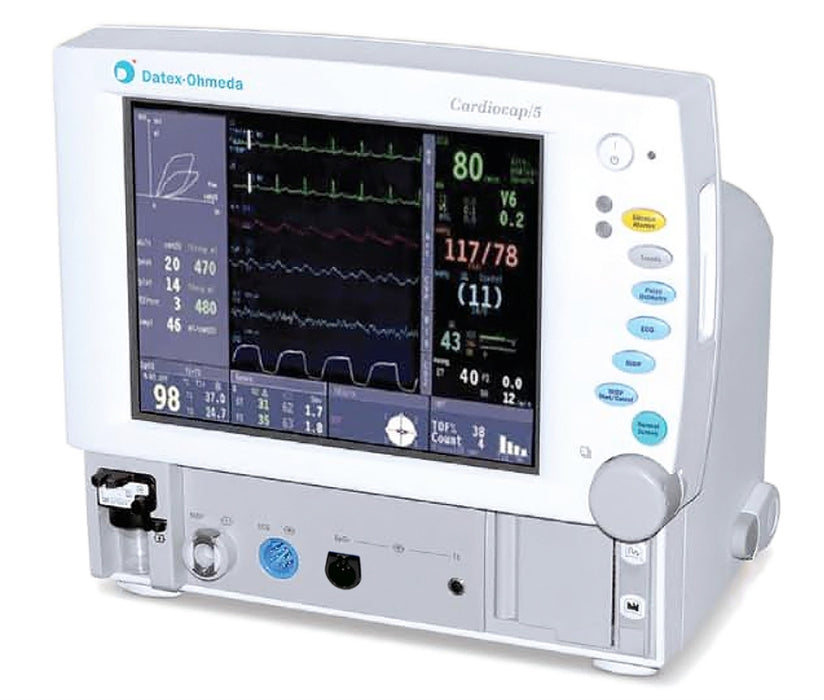 Datex Ohmeda (GE) Cardiocap 5 Patient Monitor with 5 Agent (Refurbished)