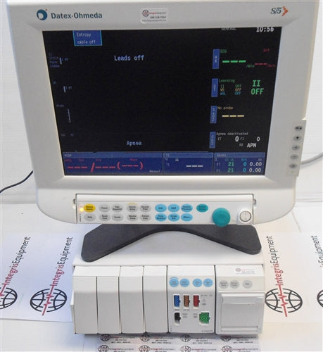 Datex Ohmeda (GE) S5 Anesthesia Monitor, Flat Screen w/ E Series Modules (Refurbished)
