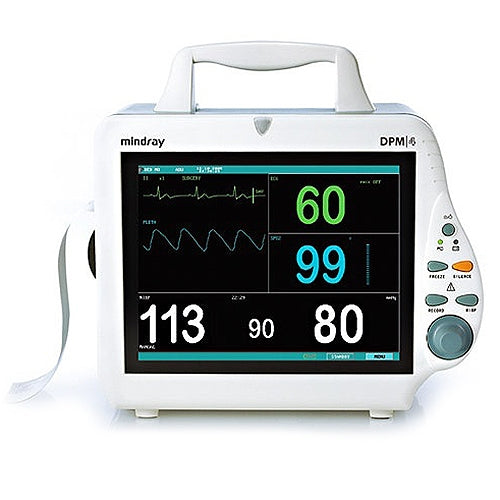 Mindray DPM4 Patient Monitor w/EKG, SP02, NIBP, Printer (Refurbished)