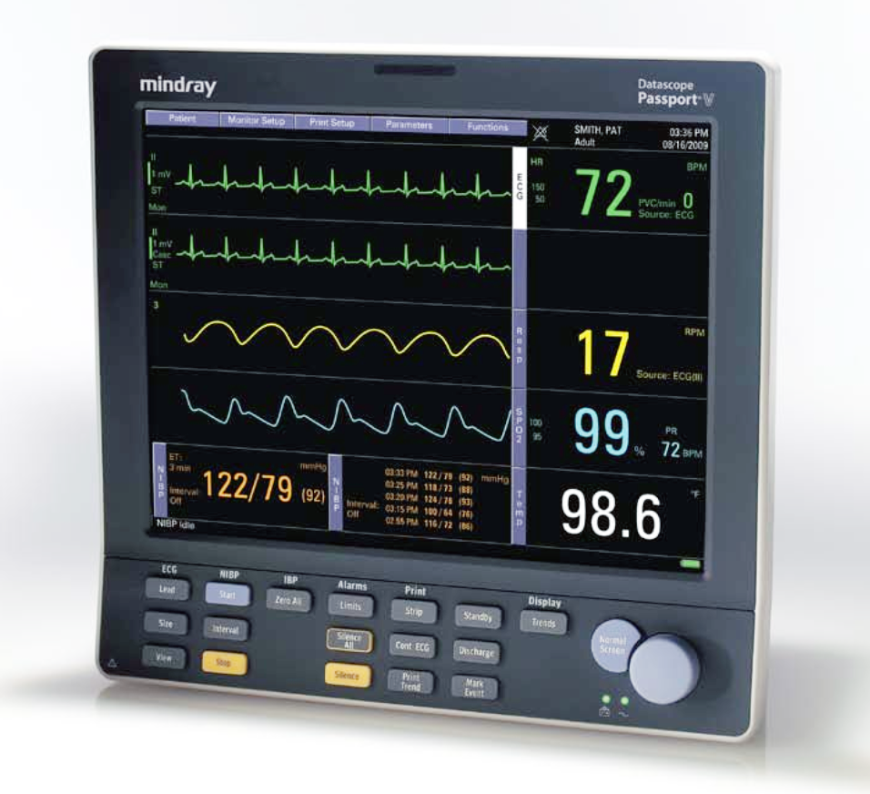 Datascope Telemetry Monitor Datascope Passport V Patient Monitor — Integris Equipment LLC
