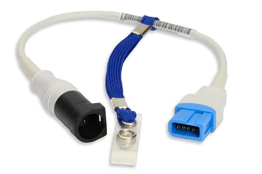 E701-74NV0 Spacelabs Compatible SpO2 Adapter Cable. 30 cm