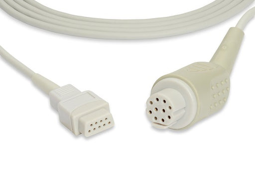 E704-090 Datex Ohmeda Compatible SpO2 Adapter Cable. 110 cm