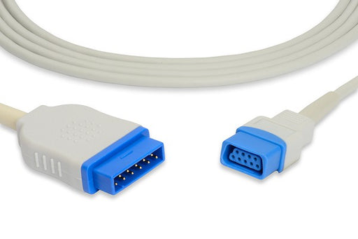 E708-1110 Datex Ohmeda Compatible SpO2 Adapter Cable. 220 cm