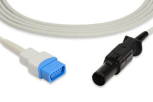 E708-1120 Datex Ohmeda Compatible SpO2 Adapter Cable. 220 cm