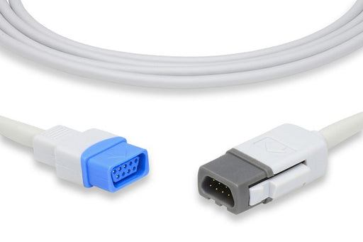 E708-1160 Datex Ohmeda Compatible SpO2 Adapter Cable. 220 cm