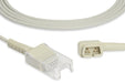 E708-750 Criticare Compatible SpO2 Adapter Cable. 220 cm - 1
