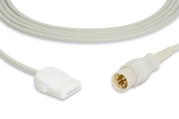 E708M-17P0 Schiller Compatible SpO2 Adapter Cable. 220 cm