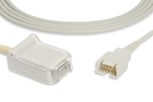 E708M-490 Masimo Compatible SpO2 Adapter Cable. 220 cm