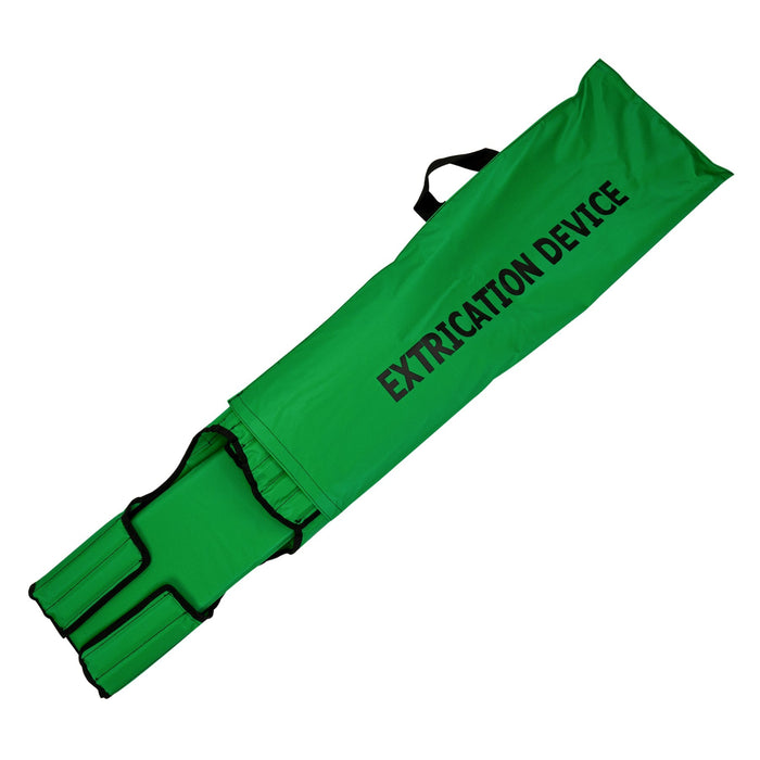 LINE2design First Aid KED Extrication Device - Immobilization Paramedic EMT Trauma Kit with Carrying Case - Green - LINE2design