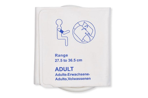 10125 Disposable NIBP Cuff. Adult Dual Tube Hose 27.5 - 36.5 cm Box of 5