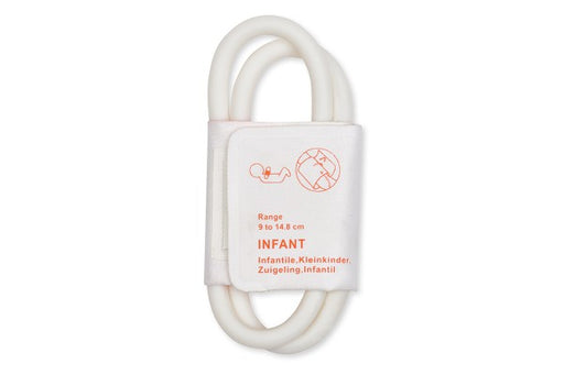F1770D-C1718-050 Disposable NIBP Cuff. Infant Dual Tube Hose 9 - 14.8 cm Bag of 10