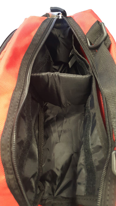 LINE2design Deluxe First Aid Nylon Star of Life Logo Fanny Pack EMT Paramedic Bag With Internal Pockets - LINE2design 54250-R