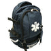 LINE2design First Responder Backpack Emergency EMS Medical Empty Trauma Bag with Star Of Life Logo Shoulder Straps & Waist Belt - Navy Blue - LINE2designs 56440-N - 3