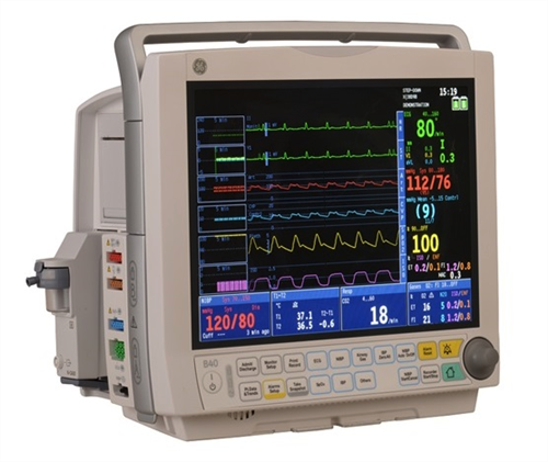 GE Carescape B40 Patient Monitor w/EKG, SPO2, NIBP, Printer (Refurbished)