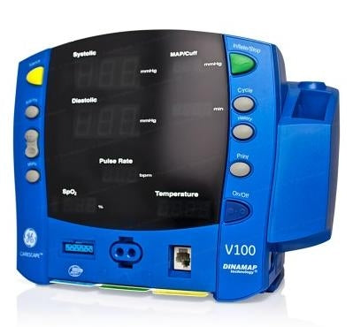 GE Carescape V100 Vital Signs Monitor w/ DINAMAP Blood Pressure