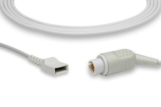 IC-6P-UT0 AAMI Compatible IBP Adapter Cable. Utah Connector