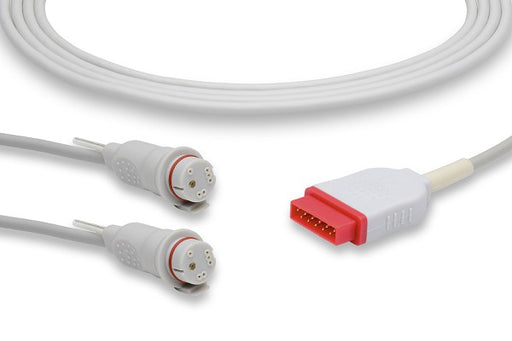 IC-MQ-BD20 GE Healthcare - Marquette Compatible IBP Adapter Cable. BD Connector