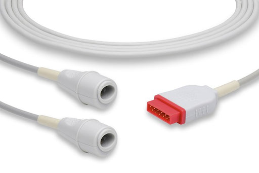 IC-MQ-ED20 GE Healthcare - Marquette Compatible IBP Adapter Cable. Edwards Connector