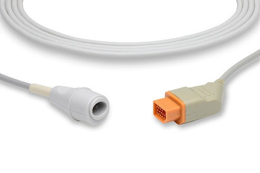 IC-NK2-ED0 Nihon Kohden Compatible IBP Adapter Cable. Edwards Connector