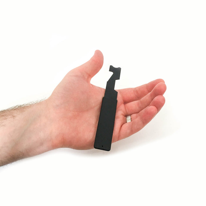 LINE2design Shove Knife w/Protective Cover, Black - Line2Design 600-04