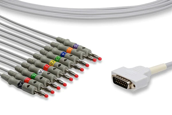 EKG Cable, 6 MM, 2.2 M CABLE, K10-MQ-B0 (Refurbished)