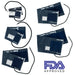 Blood Pressure Multi-Cuff Kit 5 with Extra Large High Contrast Gauge & Stethoscope - LINE2design - 8