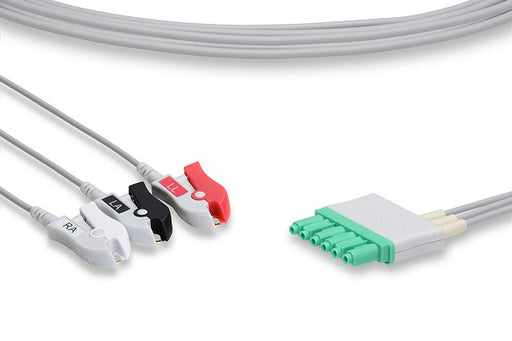 LG3-90P0 Draeger Compatible ECG Leadwire. 3 Leads Pinch/Grabber