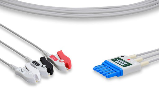 LGA3-90P0 Criticare Compatible ECG Leadwire. 3 Leads Pinch/Grabber