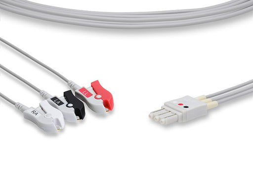 LP3-90P0 Philips Compatible ECG Leadwire. 3 Leads Pinch/Grabber