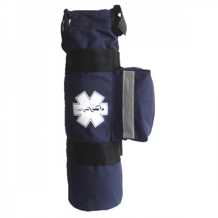 Portable Oxygen Cylinder Sleeve Bag Star Of Life - Zippered Storage Tank Pouch w/ Adjustable Straps - LINE2design