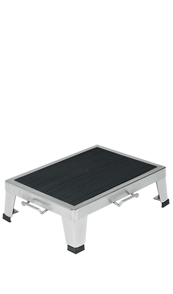 Stacking Foot Stand, Stainless Steel, 14