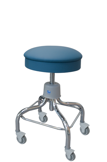 Stool, With Screw Shaft, Tb-133 Approved, Pvc-Free, Orchard Plum - Pedigo T-36-ORP